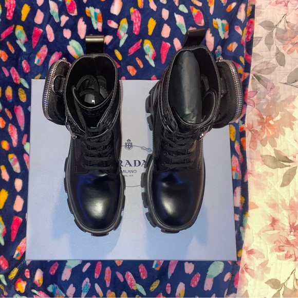 Prada Boots size 6🖤 - Picture 2 of 9
